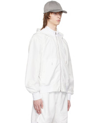Coupe-vent blanc Thom Browne