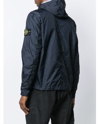 Coupe-vent bleu marine Stone Island