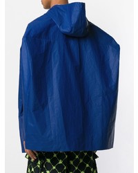 Coupe-vent bleu Walter Van Beirendonck