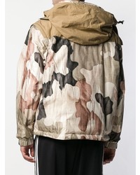 Coupe-vent camouflage marron clair Woolrich