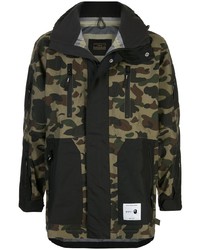 Coupe-vent camouflage olive A Bathing Ape