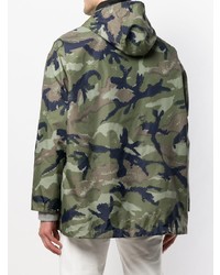 Coupe-vent camouflage olive Valentino