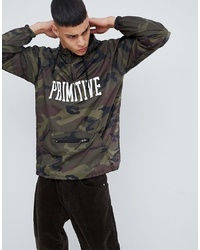 Coupe-vent camouflage olive Primitive