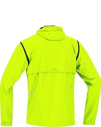Coupe-vent chartreuse Gore Running Wear