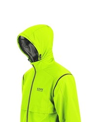 Coupe-vent chartreuse Gore Running Wear
