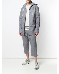 Coupe-vent gris Rick Owens DRKSHDW