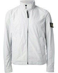 Coupe-vent gris Stone Island