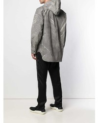 Coupe-vent imprimé gris Damir Doma