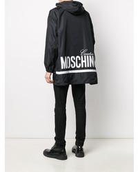 Coupe-vent imprimé noir Moschino