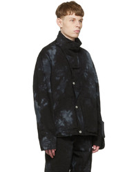 Coupe-vent imprimé tie-dye noir AFFXWRKS