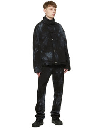 Coupe-vent imprimé tie-dye noir AFFXWRKS