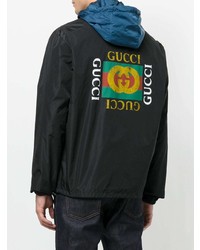 Coupe-vent noir Gucci