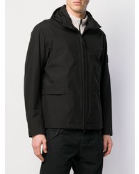 Coupe-vent noir Stone Island