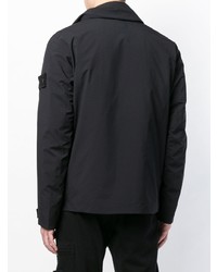 Coupe-vent noir Stone Island