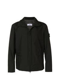 Coupe-vent noir Stone Island