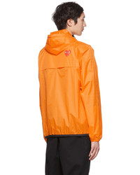 Coupe-vent orange Comme Des Garcons Play