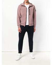 Coupe-vent rose Stone Island