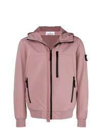 Coupe-vent rose Stone Island