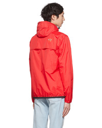 Coupe-vent rouge Comme Des Garcons Play