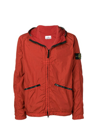 Coupe-vent rouge Stone Island