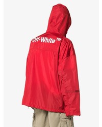 Coupe-vent rouge Off-White