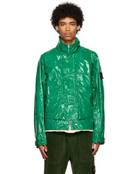 Coupe-vent vert Stone Island Shadow Project