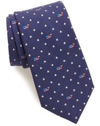Cravate à étoiles bleu marine