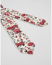 Cravate à fleurs rose Asos