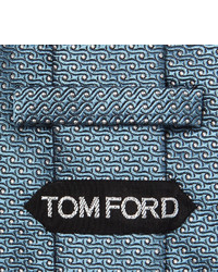 Cravate á pois bleu clair Tom Ford