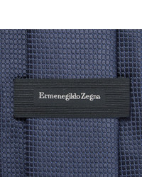 Cravate bleu marine Ermenegildo Zegna