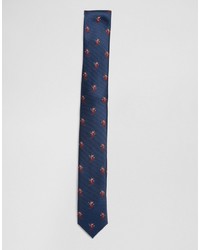 Cravate bleu marine Asos