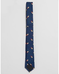 Cravate bleu marine Asos