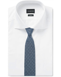 Cravate bleue Ermenegildo Zegna