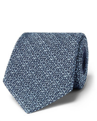 Cravate bleue Ermenegildo Zegna