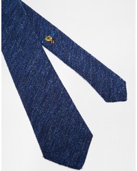 Cravate bleue Vivienne Westwood