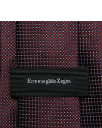 Cravate bordeaux Ermenegildo Zegna
