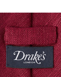 Cravate bordeaux Drakes