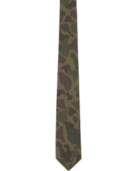 Cravate camouflage olive Engineered Garments