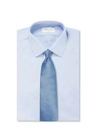 Cravate en soie bleu clair Ermenegildo Zegna