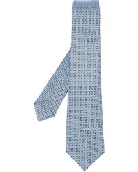 Cravate en soie bleu clair Kiton