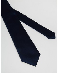 Cravate en soie bleu marine Asos