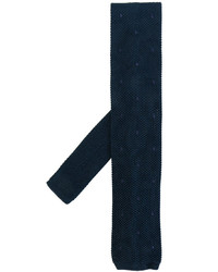 Cravate en soie bleu marine Tom Ford
