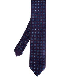 Cravate en soie bleue Brioni