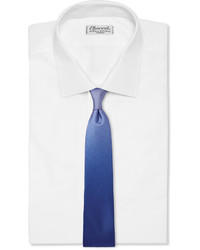 Cravate en soie bleue Burberry