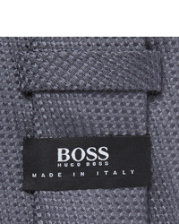 Cravate en soie bleue Hugo Boss