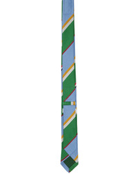 Cravate en soie brodée multicolore Thom Browne