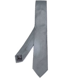 Cravate en soie grise Giorgio Armani