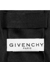 Cravate en soie noire Givenchy