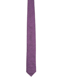 Cravate en soie violette Zegna