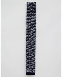 Cravate en tricot bleu marine Asos